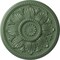 Ekena Millwork Edinburgh Ceiling Medallion (Fits Canopies up to 5 1/4"), 18"OD x 1 3/4"P, Athenian Green CM18EDAGF - alternate 1